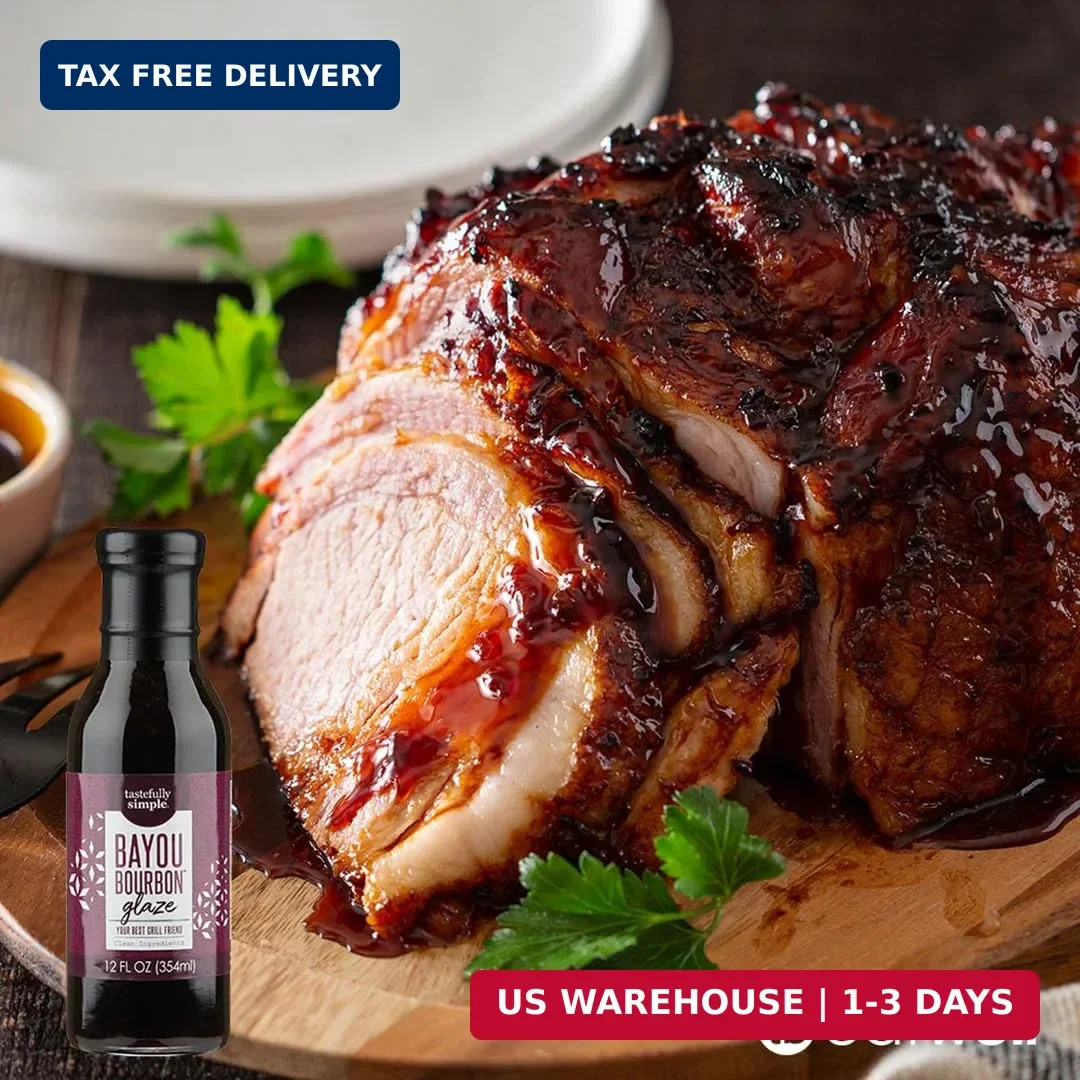 Tastefully Simple Bayou Bourbon Glaze, 12 Fluid Ounce