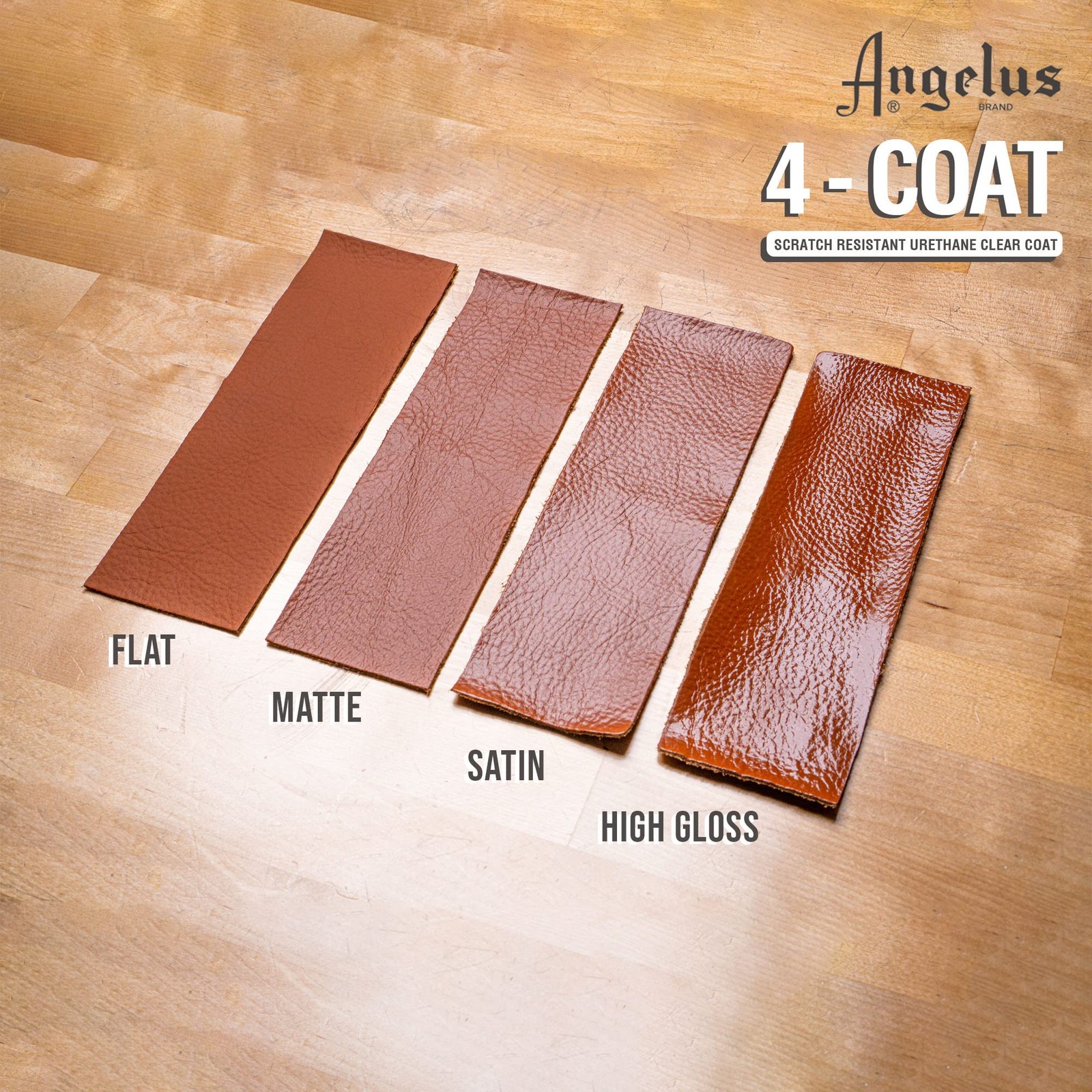 High Gloss 4coat Scratchresistant Leather Sealer “ Durable Flexible Clear Coat P