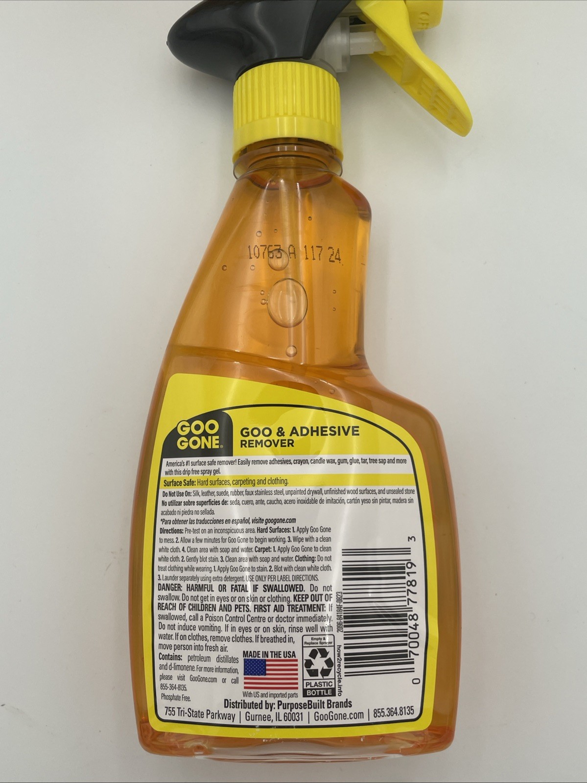 Value 6 Pack! 6 Bottles Goo Gone 12 fl oz Spray Gel Goo & Adhesive Remover