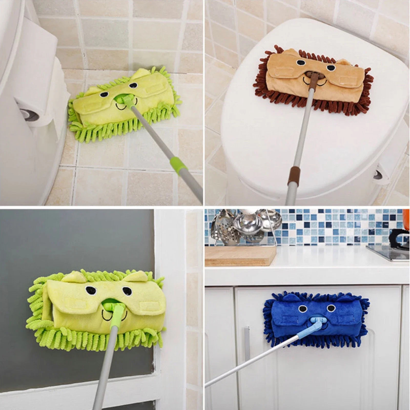 Kids Mini Mop Pretend Play Cleaning Toy Role Play Gift for Children