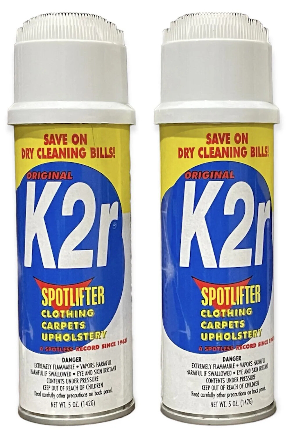 K2R Spot Lifter Carpet Cleaner Spot Remover Lot Of 2 Cans