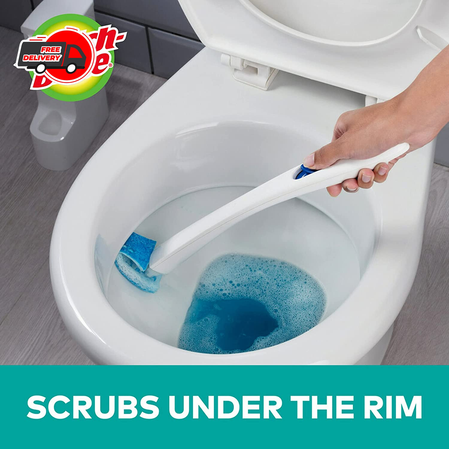 30 Pack Scotch Brite Disposable Toilet Scrubber Refills 10 Count Each