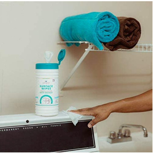 Evident Surface Cleaning Wipes with Bleach – 75 Count – Fresh Scent