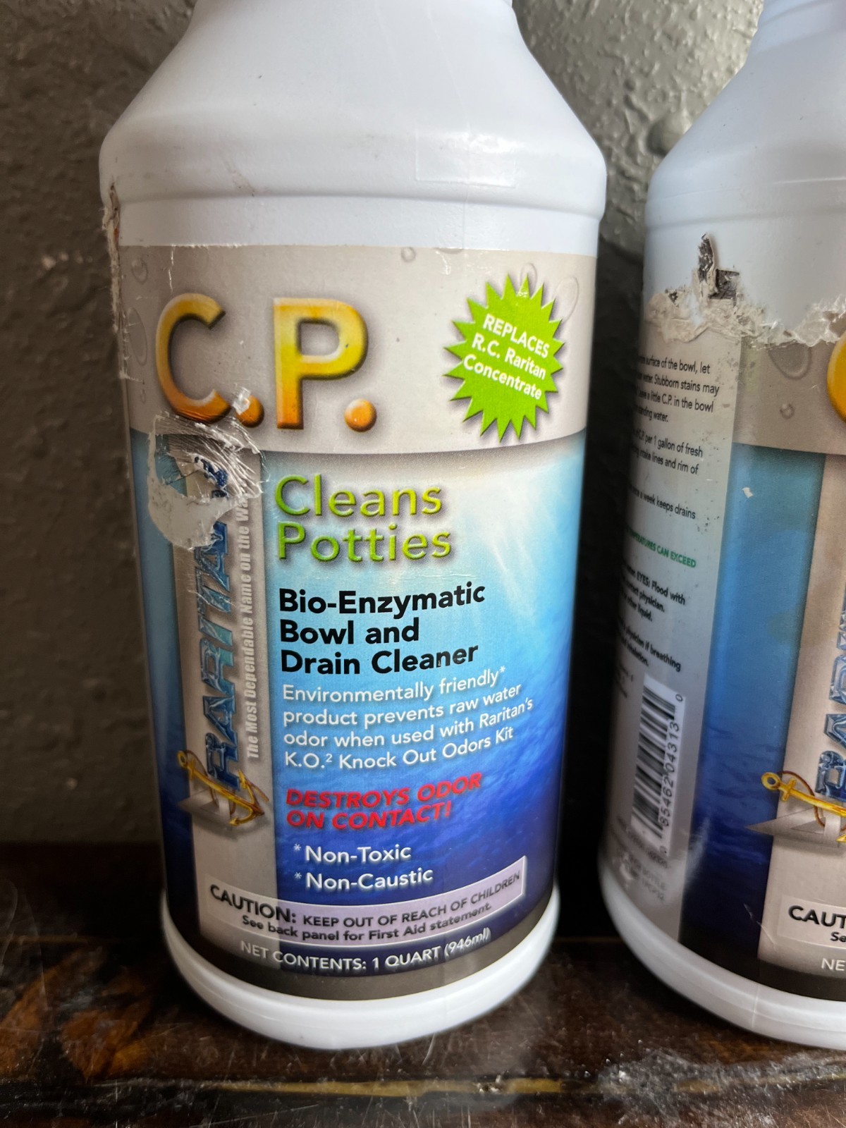 Raritan CP Cleans Potties Bio Enzymatic Toilet Bowl Drain Cleaner 1 Quart 32 oz