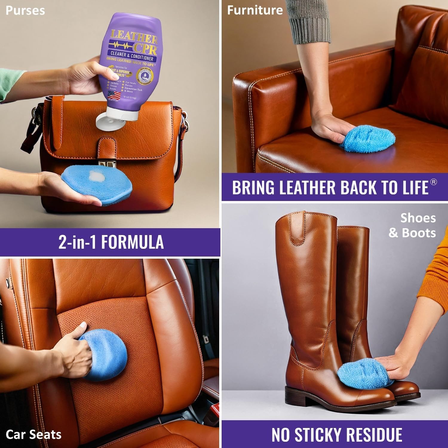 Leather Cpr Leather Cleaner And Conditioner – Leather Conditioner For