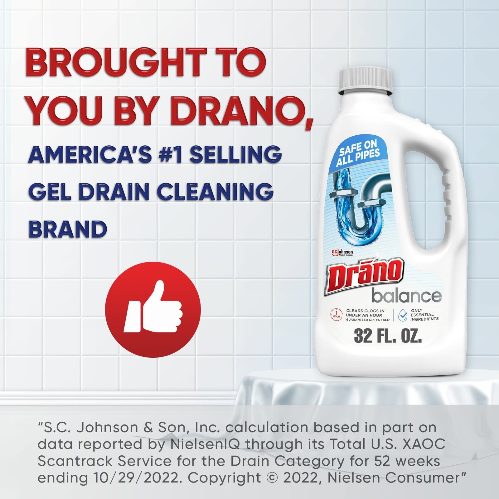 Balance Drain Cleaner & Clog Remover 32 oz 1 Count