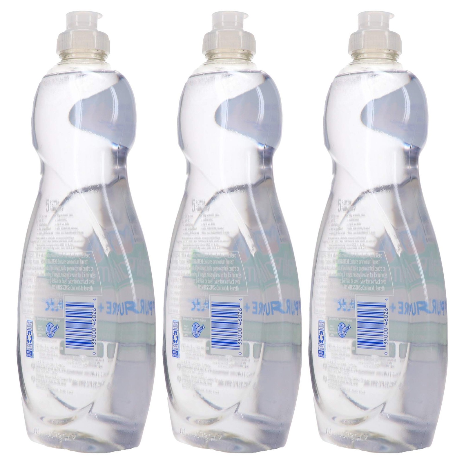 Palmolive Pure plus Clear Ultra Concentrated Dish Liquid, 20 Ounce, Pack of 3