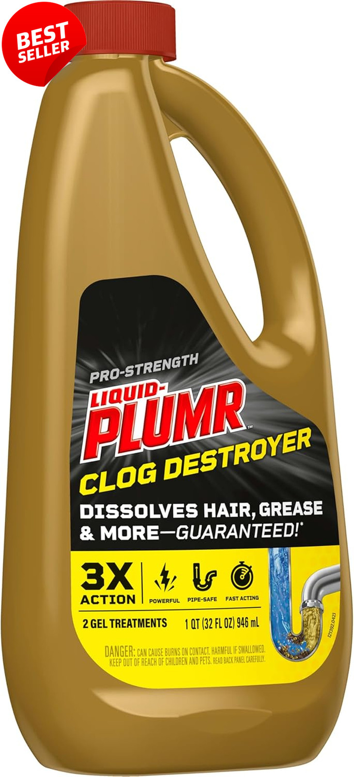 Liquid Plumr Pro Strength Drain Cleaner Clog Destroyer 32 Oz – US