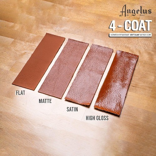 Flat 4-Coat Scratch-Resistant Leather Sealer – Durable, Flexible, Clear Coat Pr
