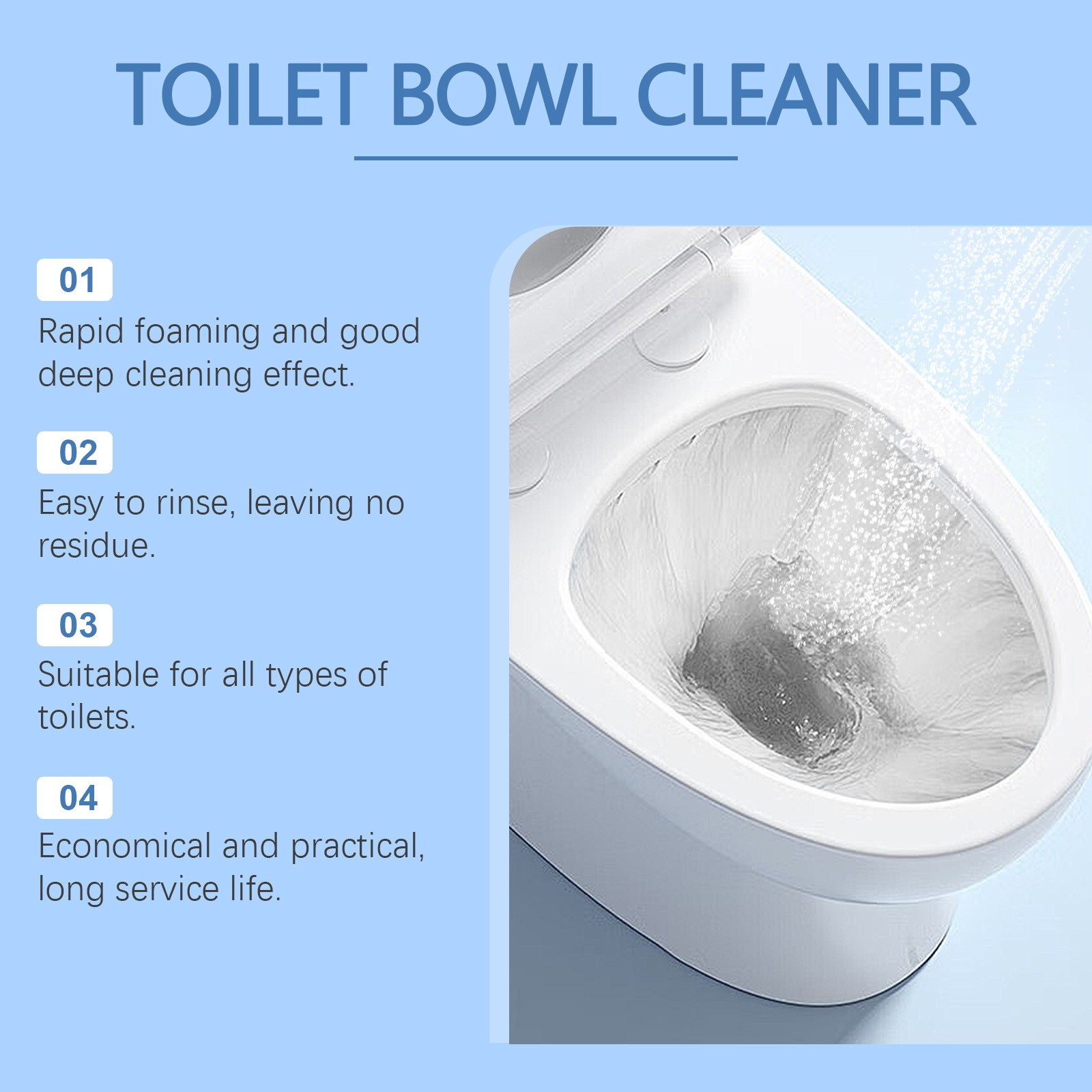 Toilet Cleaning Powder, A Household Toilet And Bathroom Cleaning Agent