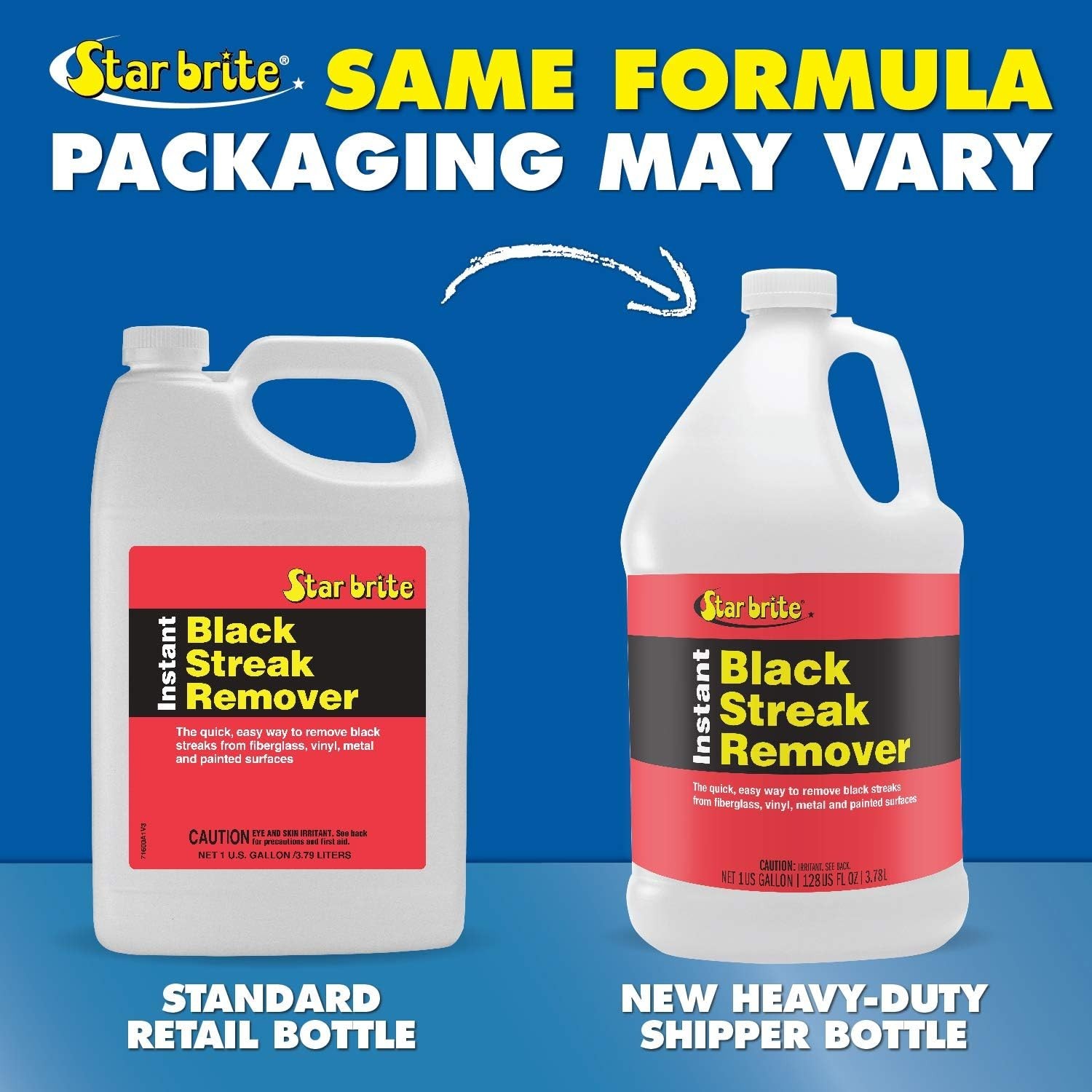 Instant Black Streak Remover – Multi-Surface Cleaner for Boats & RVs, 128 Oz
