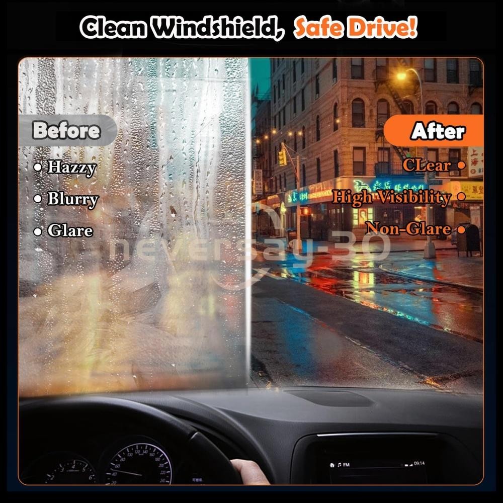 2026 New For Car Window Glass Automotive Oil Film Cleaner Car Windshield Cleaner