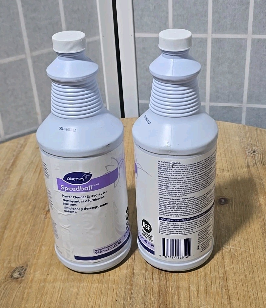 /Look 2 Pack New Diversey Speedball Power Cleaner & Degreaser. 1 Qt.