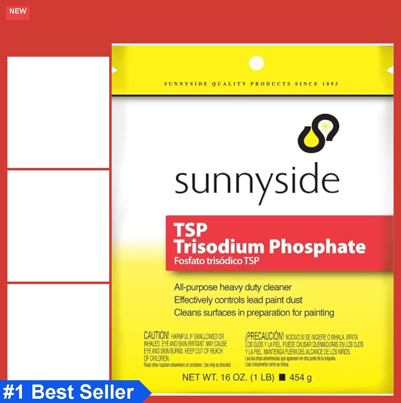 All Purpose Cleaner TSP 1 Pound Trisodium Phosphate for Floors Brushes