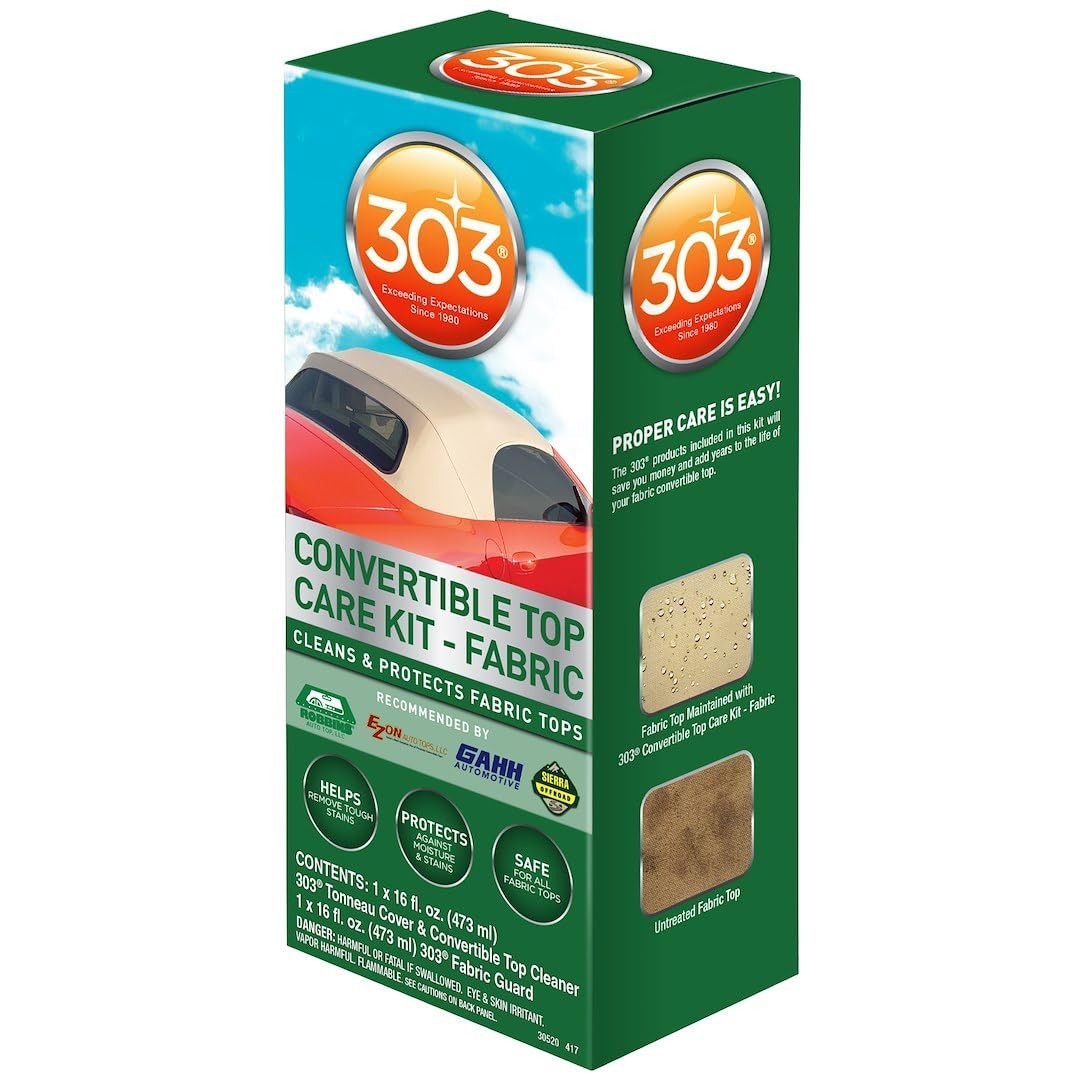 Convertible Top Cleaning & Care Kit – Cleaner & Fabric Guard, 32 fl oz, Water Re