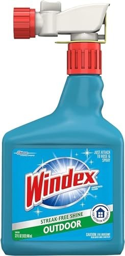 Glass Cleaner Outdoor Patio 32oz Lavender Dilutable Liquid Windows Furniture