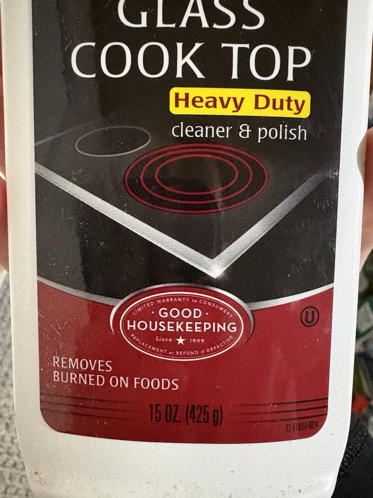 Weiman Ceramic/Glass Cooktop Cleaner & Polish Heavy Duty For Stove Top 15 oz