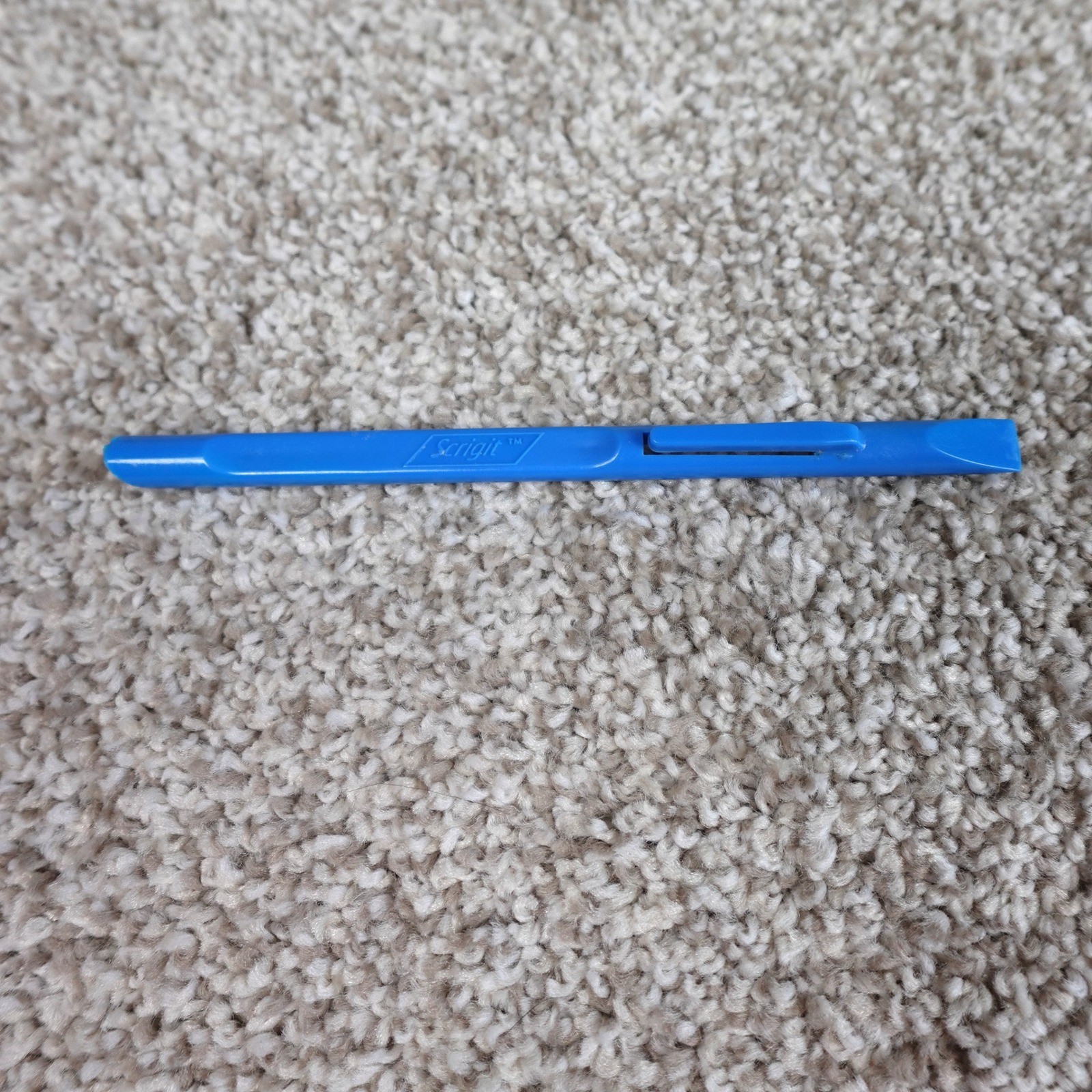 Scrigit Scraper Tool Blue Plastic Precision Cleaning Label Remover 6 Inch