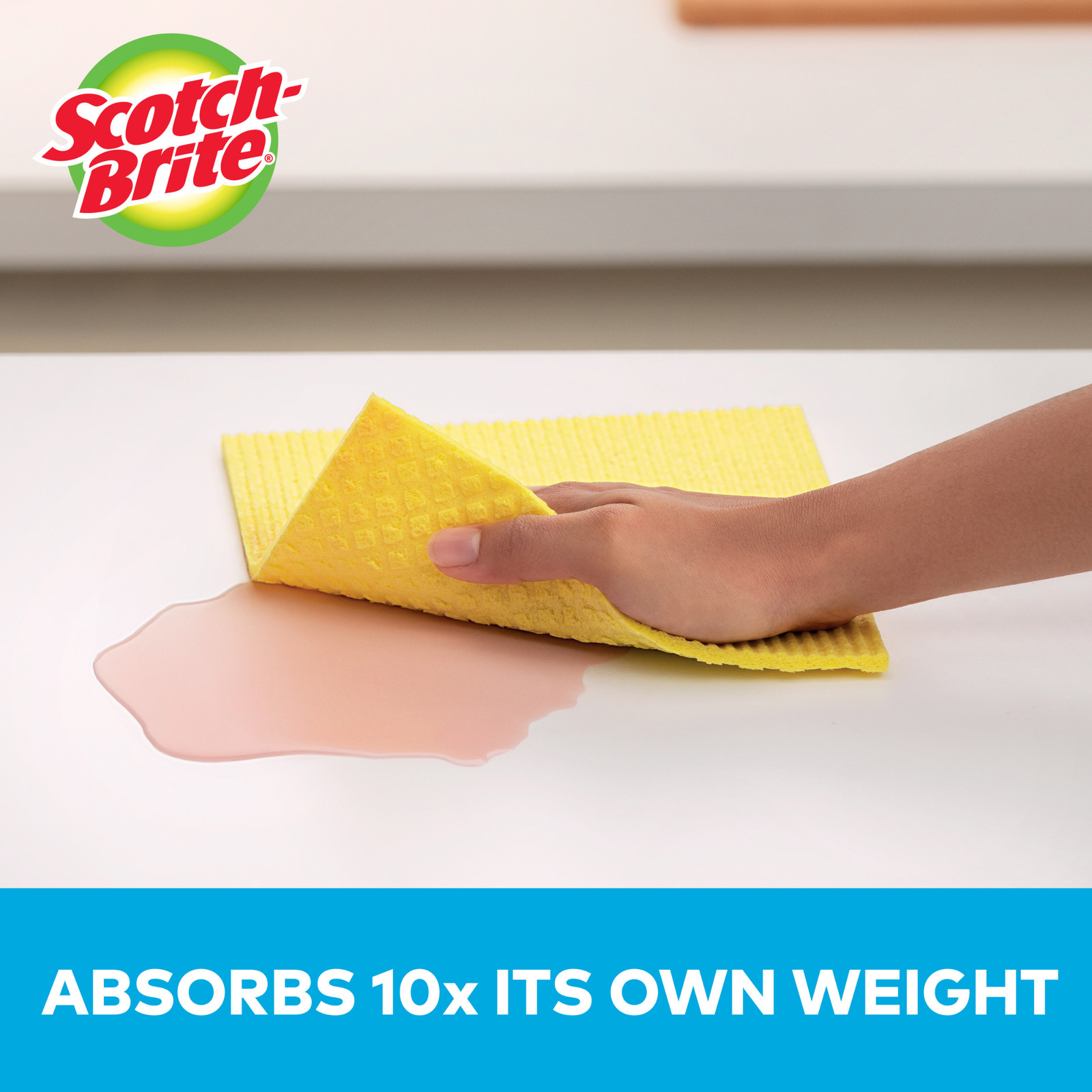 Scotch-Brite Sponge Cloths: 2-pack / Assorted (2 colors)