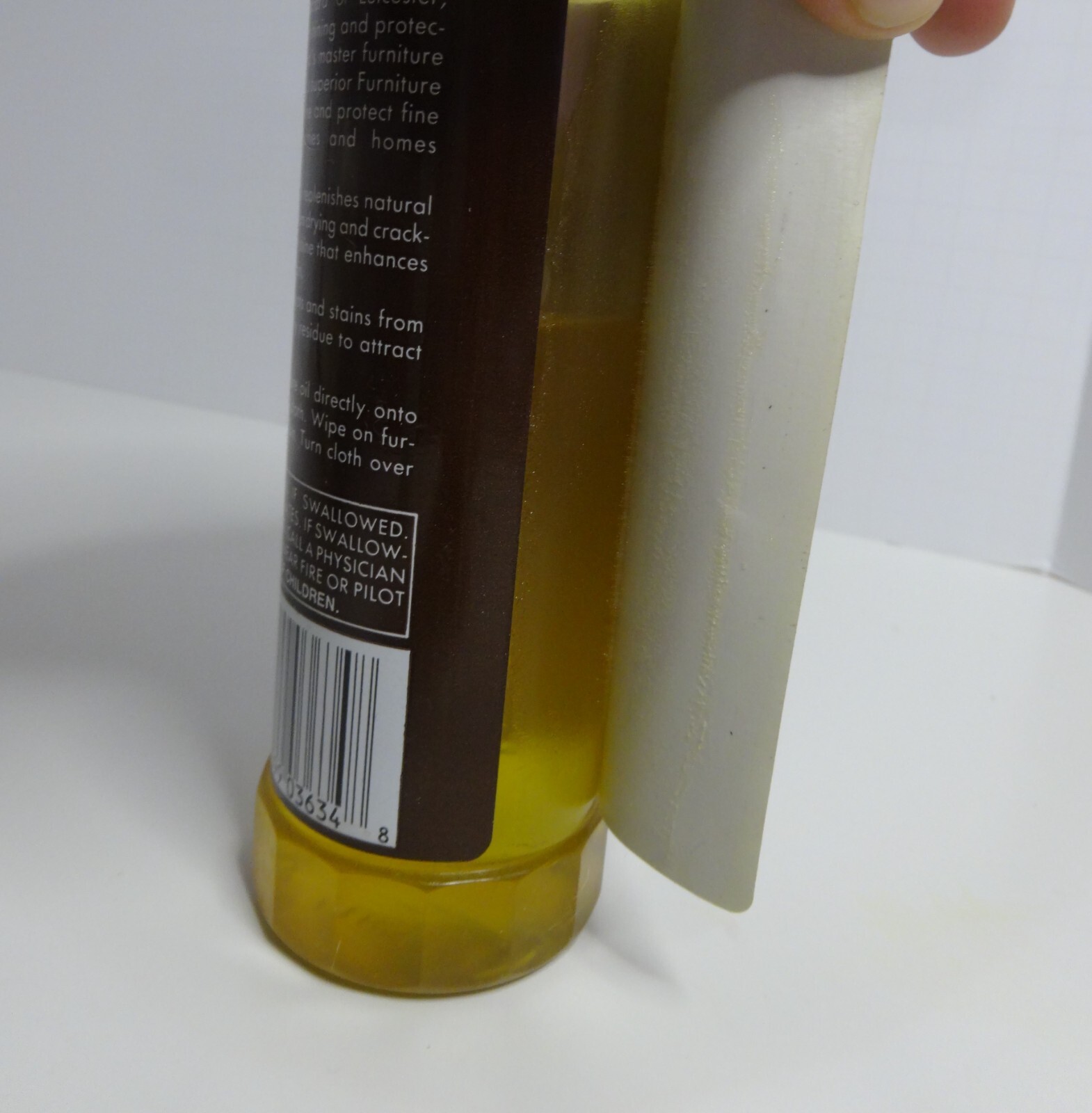 Vintage Goddard’s fine furniture oil Bottle 1/2 Full