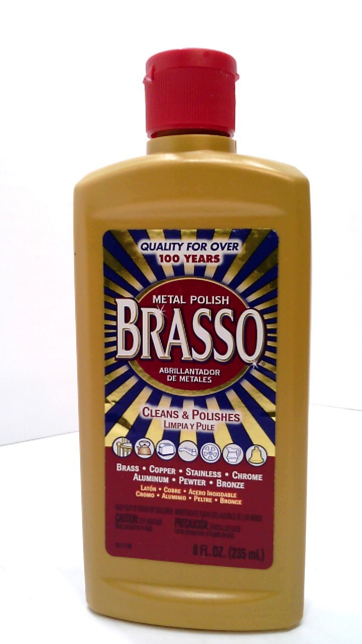 ✅ BRASSO~Metal Surface Polish~8 oz Bottle