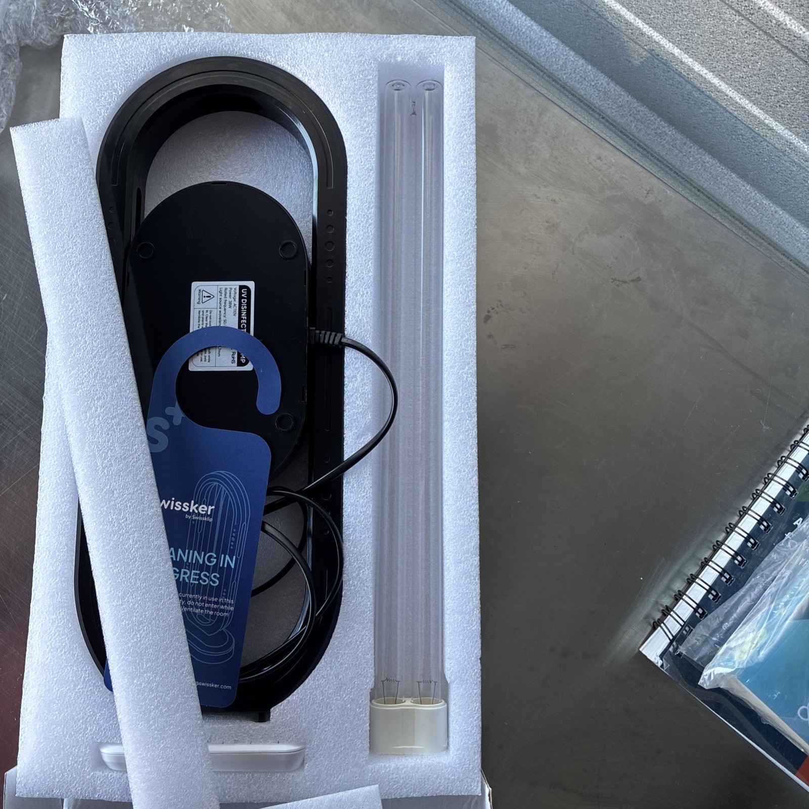 HaloUV Swissker by Swissklip, HaloClean UV Original, Home Disinfection Device!