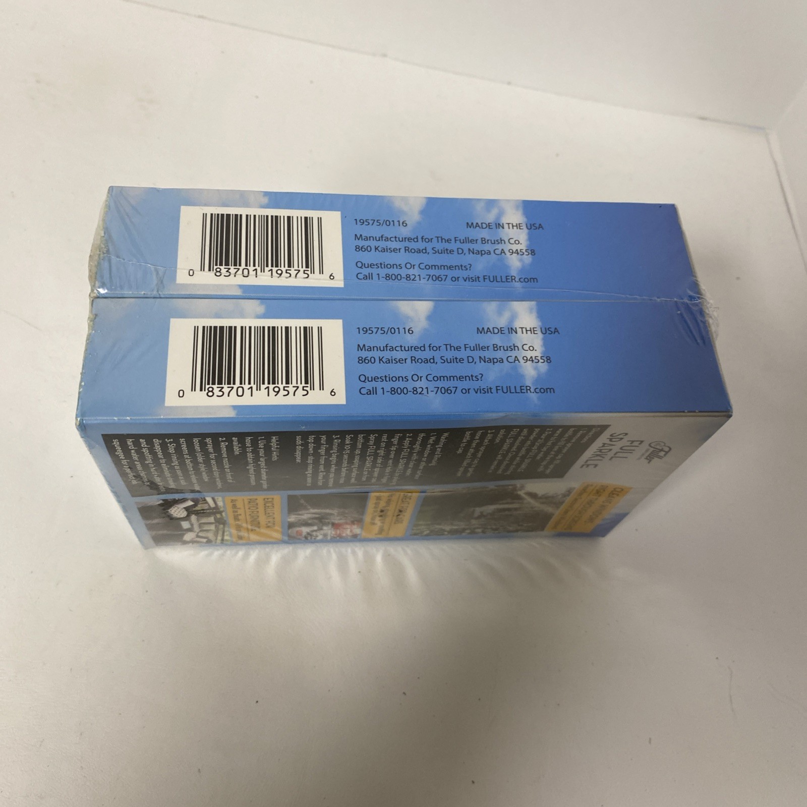 Fuller Brush Full Sparkle Refill Pack of 2 16 oz Sealed Windows Boats RV Patio