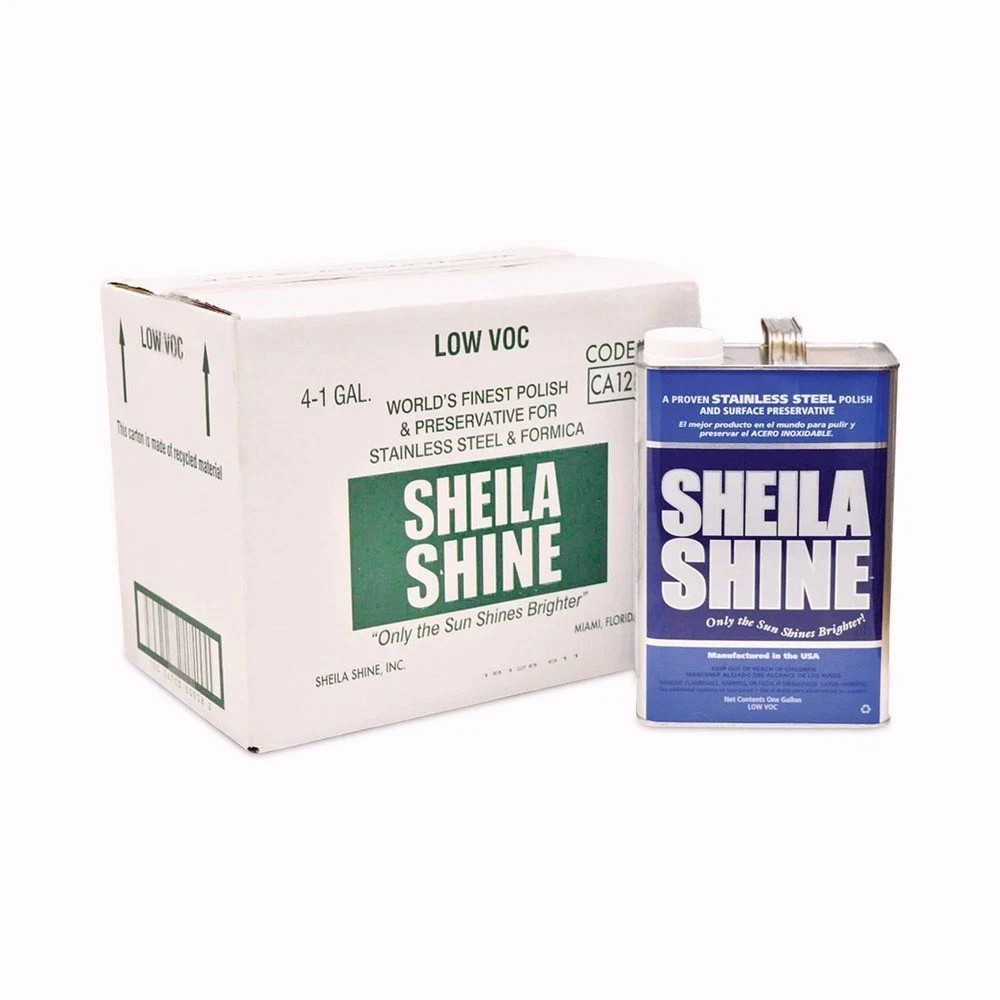 Sheila Shine SSCA128 1 gal Low VOC Stainless Steel Cleaner & Polish (4/CT) New