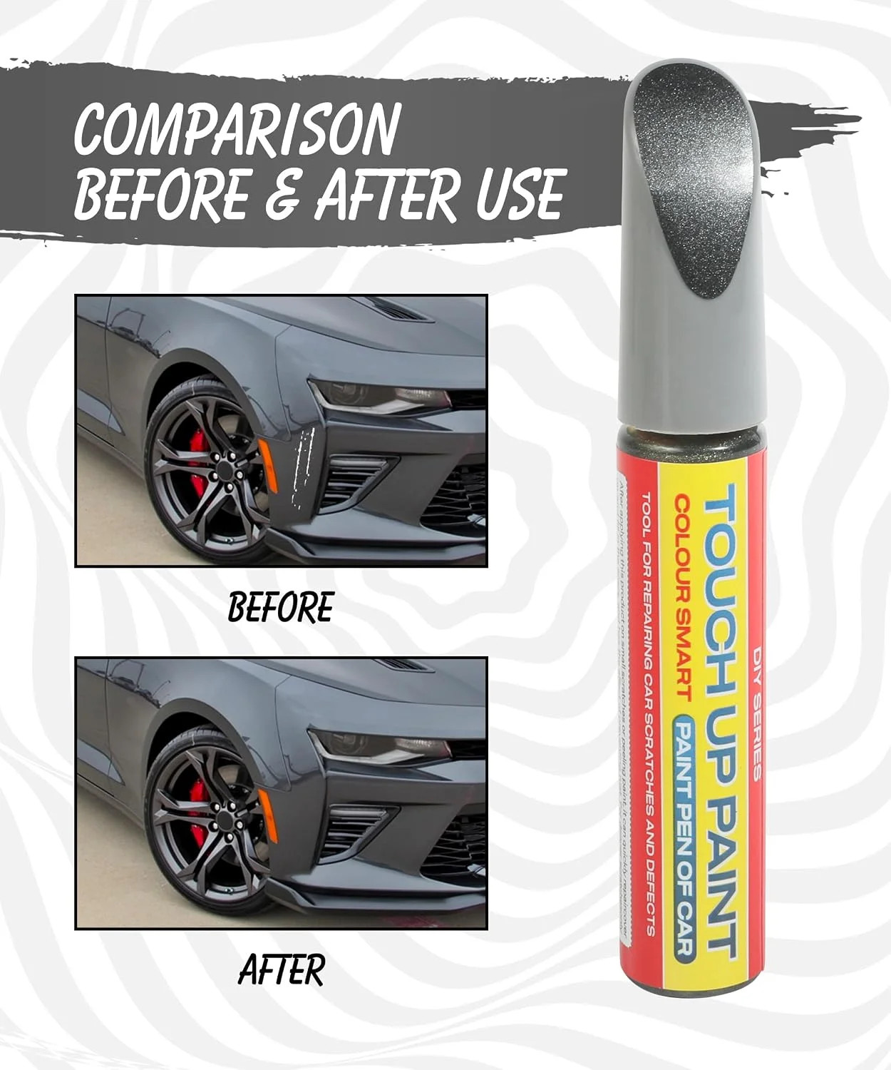 Car Scratch Repair, Scratch Remover for Vehicles, Scratch Paint Pe Color: Gray