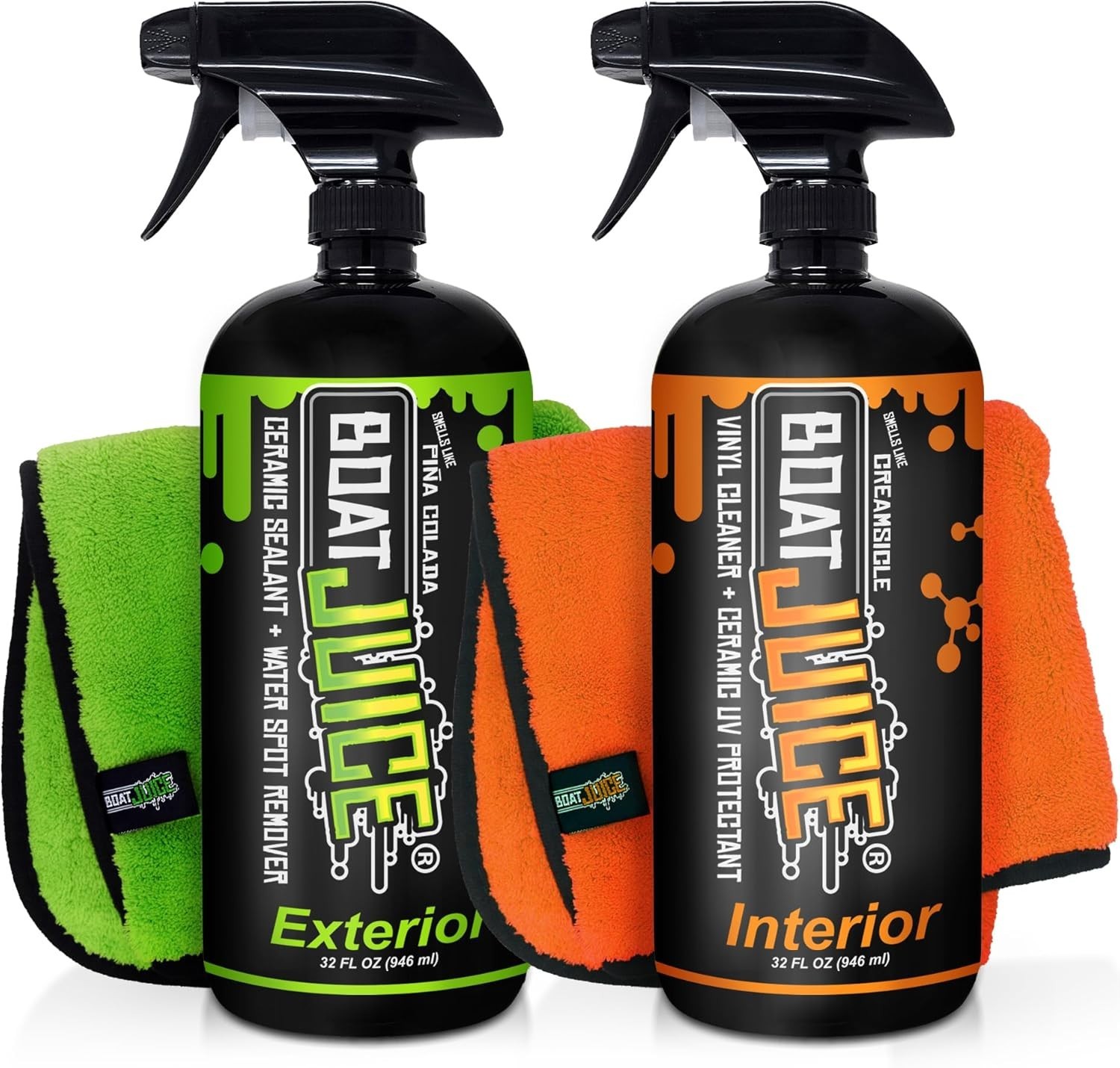 Necessity Boat Cleaner Kit | Exterior Water Spot Remover, Interior Seat & Vin…