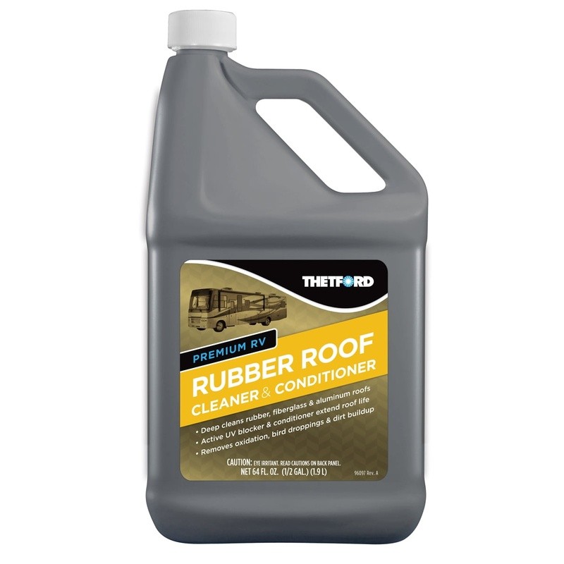Thetford Rubber Roof Cleaner Conditioner EPDM Degreaser Non-Toxic RV Roof Care