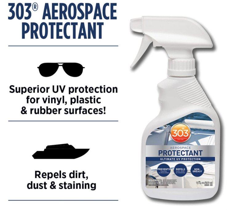 303 Products Marine Aerospace Protectant – UV Protection – Repels Dust, Dirt,