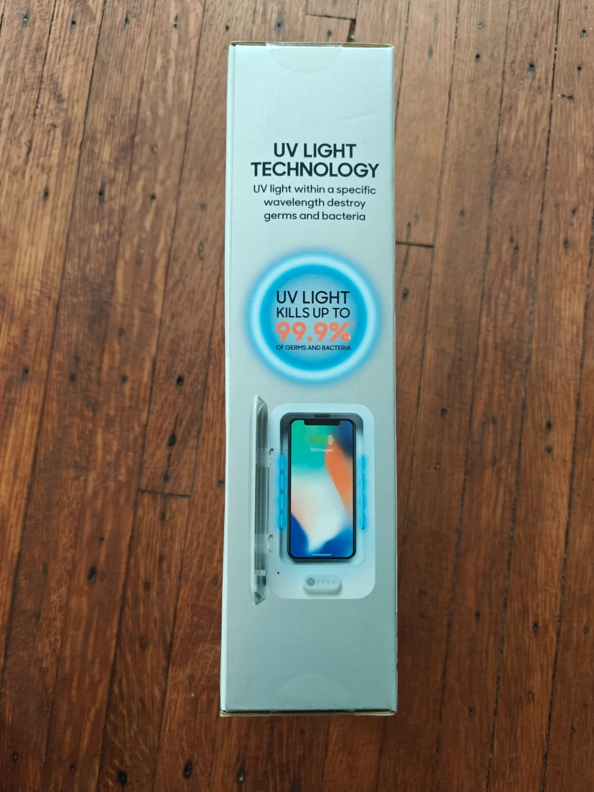 Sharper Image UV-Zone Phone Sanitizer Disinfect