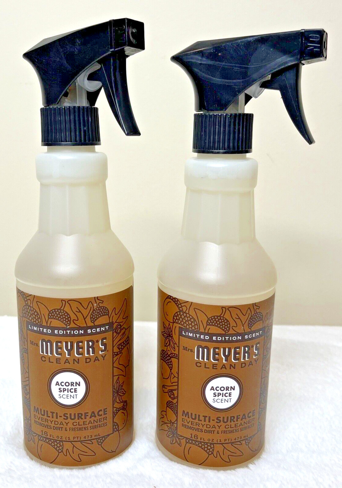 Mrs. Meyer’s All-Purpose Cleaner Spray, Acorn Spice, 16 fl. oz – Pack of 2