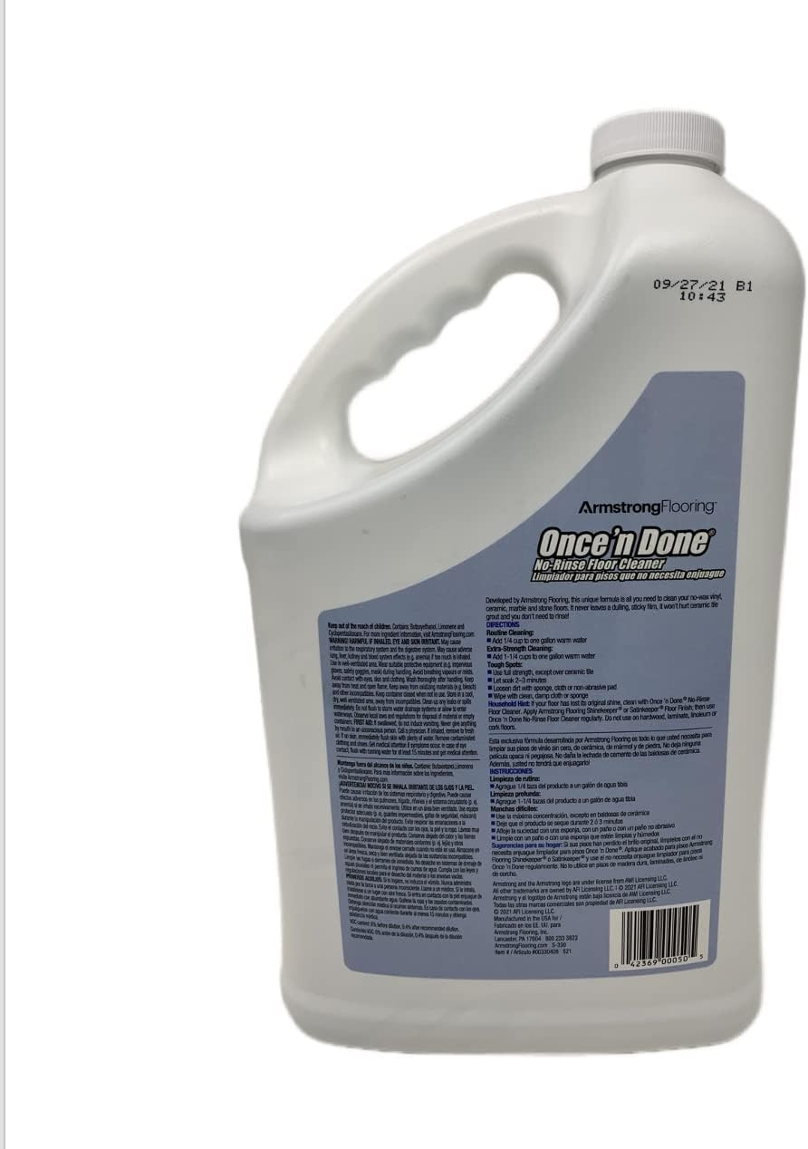 330408 Once ‘N Done Concentrated Floor Cleaner, 1-Gallon