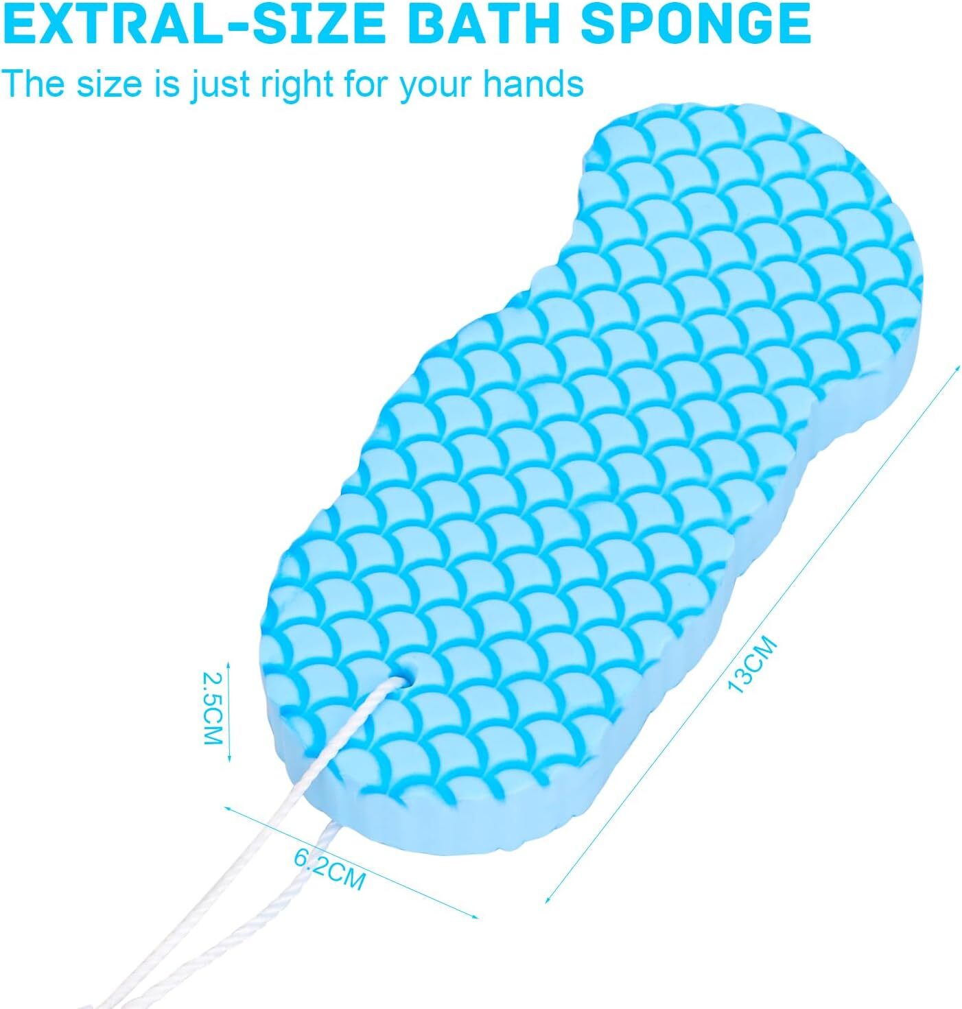 Bath Sponge for Women Loofah Bath Sponges for Shower Exfoliating Shower Sponge