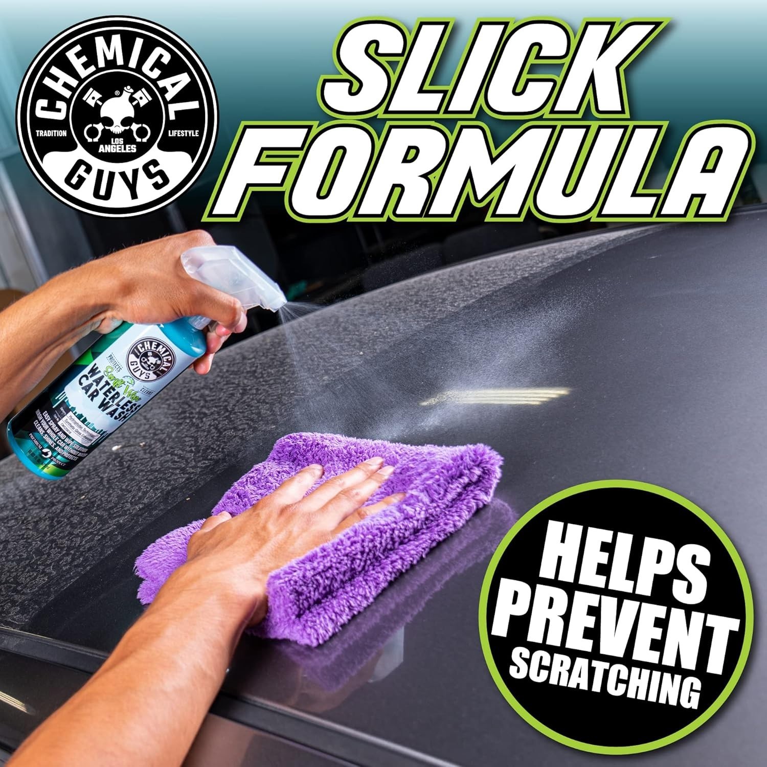 Chemical Guys Swift Wipe Sprayable Waterless Car Wash Spray – Spray and Wipe