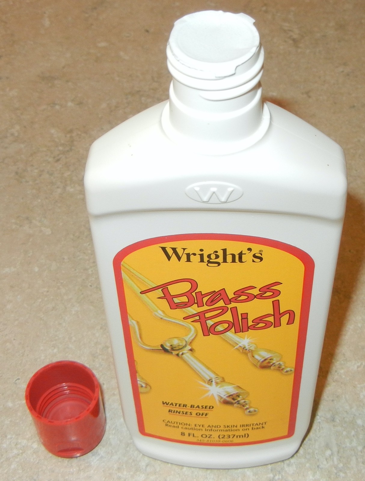 WRIGHT’S BRASS POLISH 8 FL OZ BOTTLE NOS NEW UNOPENED SEALED