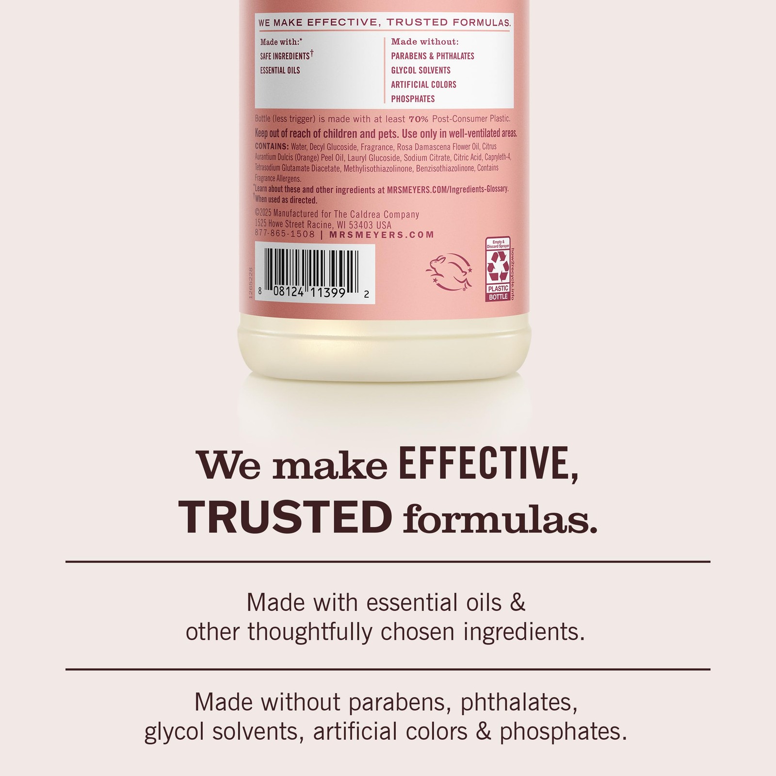 All-Purpose Cleaner Spray, Limited Edition Rose, 16 oz – Pack of 3 Bottles