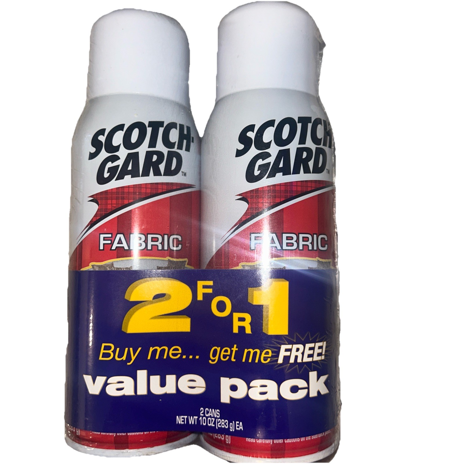 Scotchgard Fabric Upholstery Protector Cleaner 2 Can Pack SEALED NEW 10 oz Each