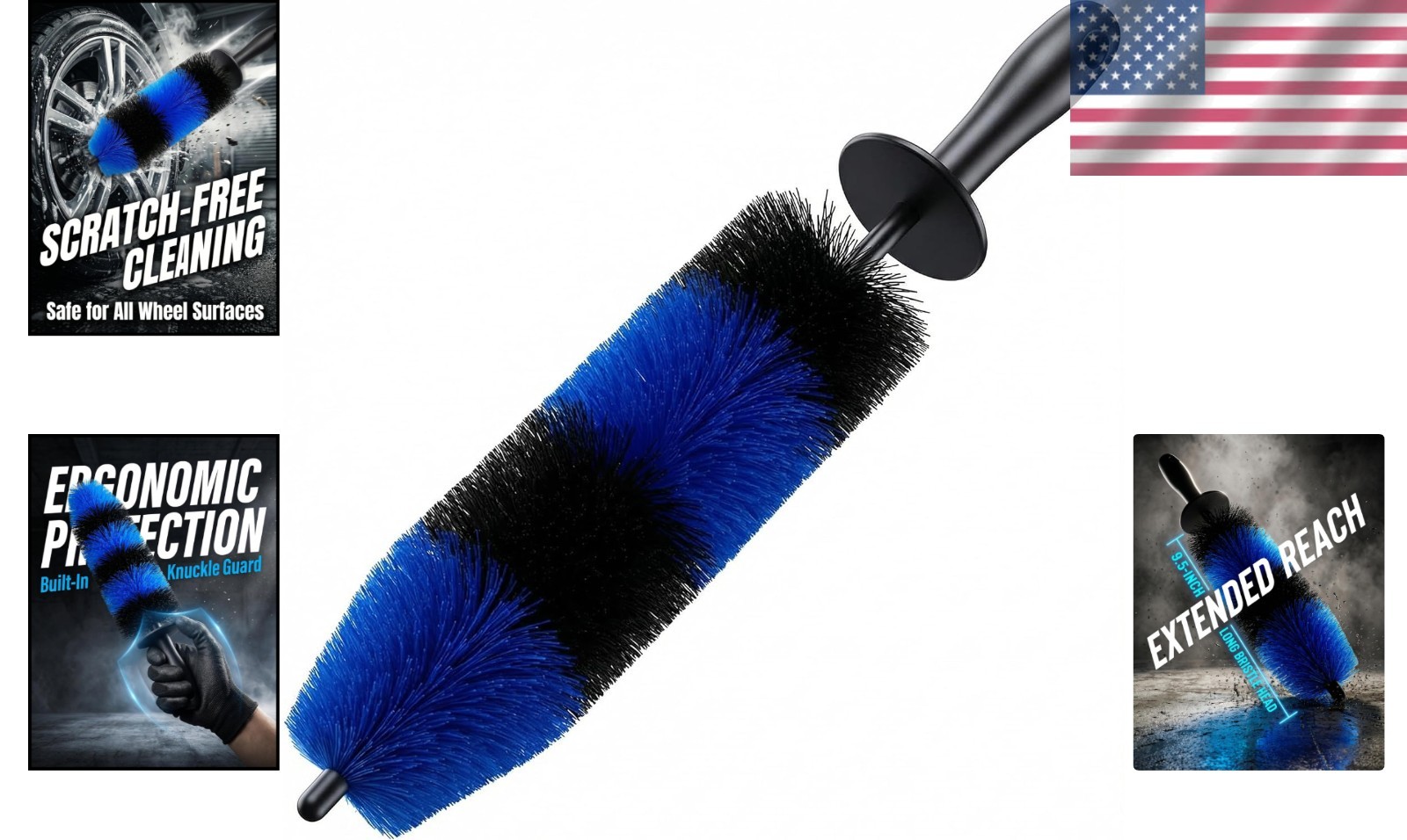 Lightweight Master Wheel Brush – Multipurpose Detailing Tool for Car Lovers
