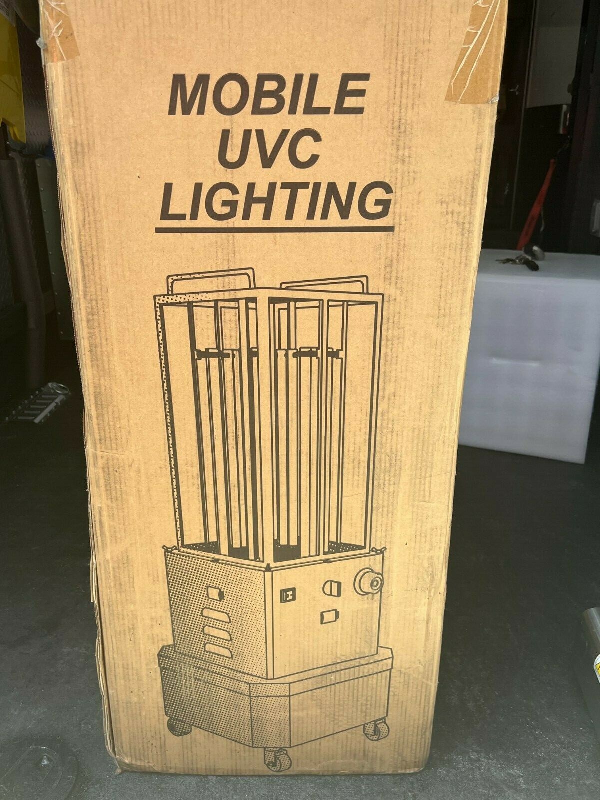 36″ 216 watt UVC Disinfecting Light Tower