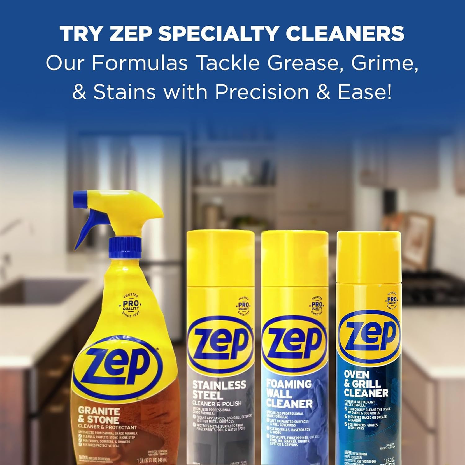 Stainless Steel Cleaner and Polish 14 Ounces – ZUSSTL14 – Protects Metal