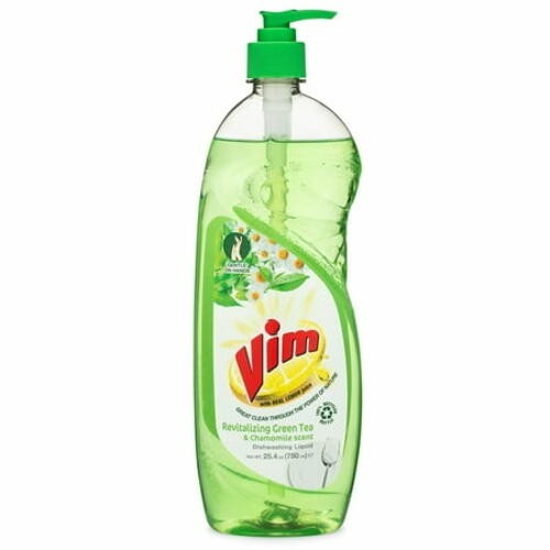 2PACK Vim Revitalizing Green Tea & Chamomile Dish Washing Liquid 25oz 1 Ea