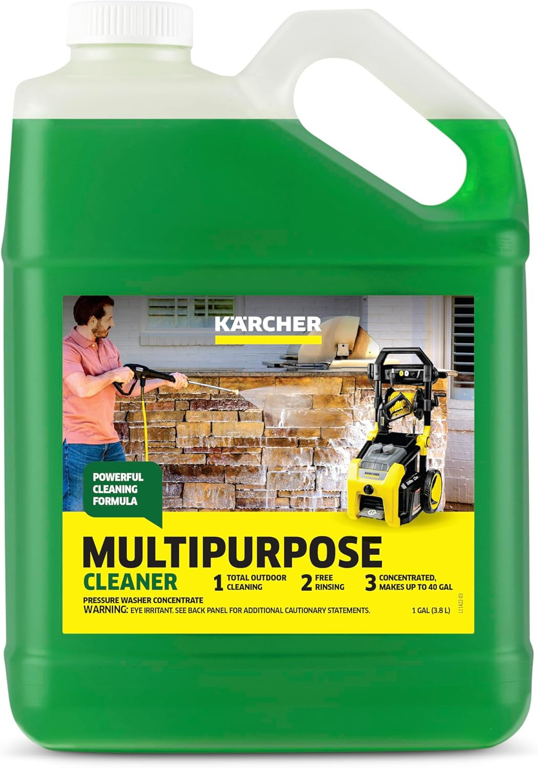 Multi Purpose Pressure Washer Detergent, Removes Dirt and Grime from Fences, Sid