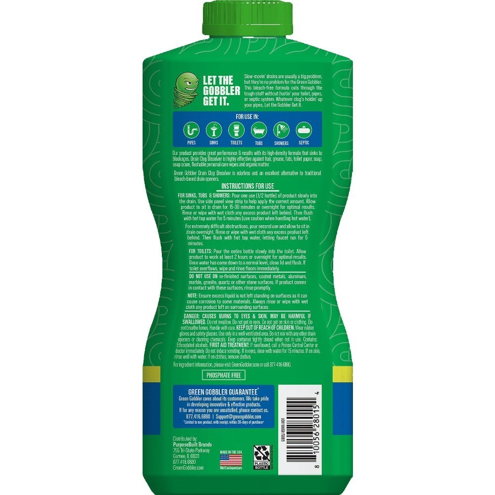 Drain Clog Dissolver, Drain Opener-Cleaner ,Toilet Clog Remover, 31 oz
