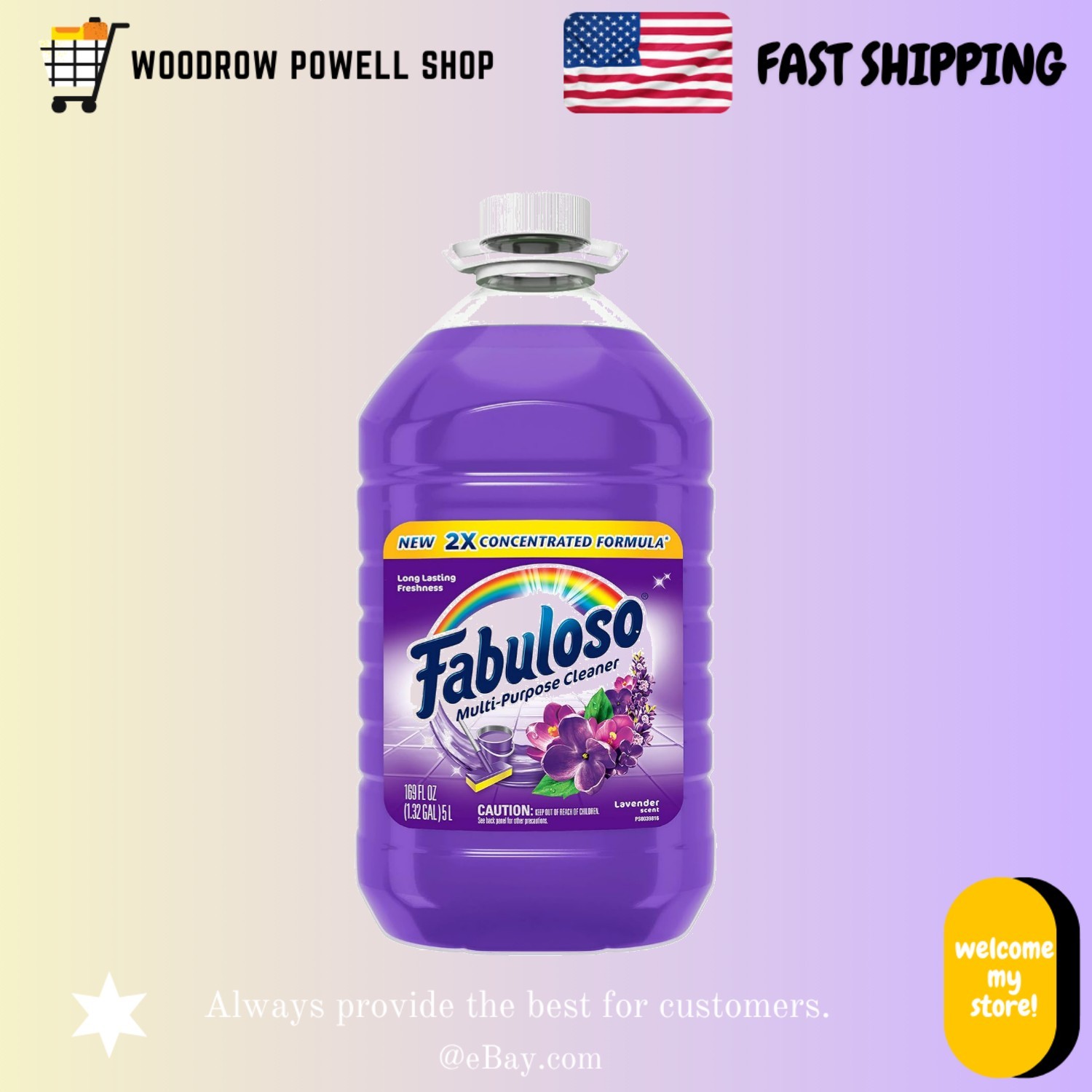 Multi-Purpose Cleaner 2x Concentrated, Lavender – 169 fl oz