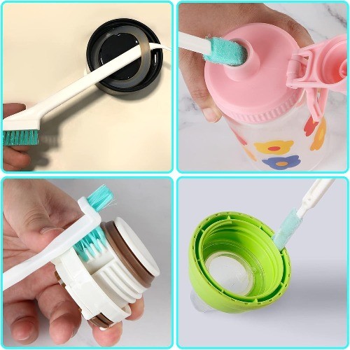 Small Household Cleaning Brushes, 9 Pcs Crevice Brush for Number of Items: 9