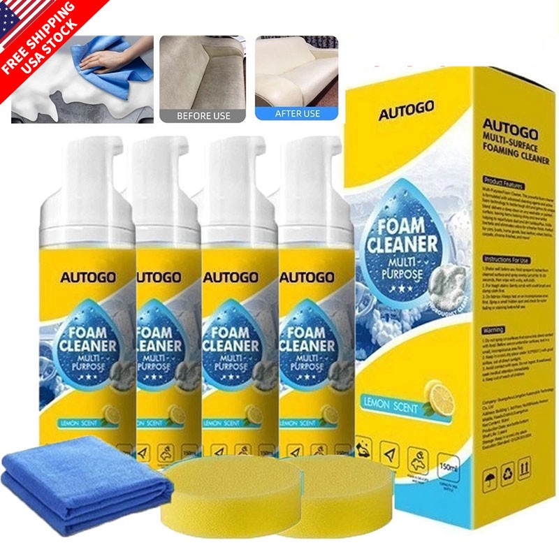 4-in-1 Multi-Enzyme Foam Cleaner,New Foam Cleaner Multi Purpose All-Purpose NEW
