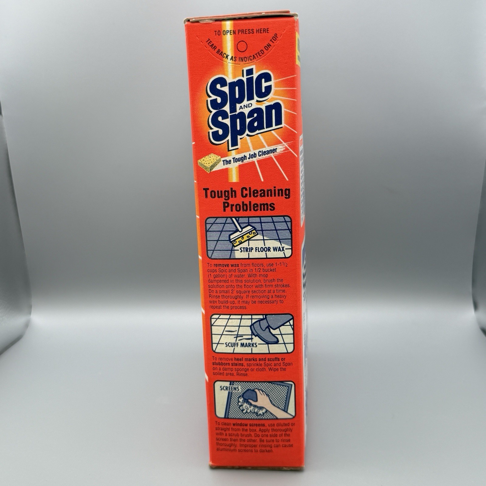 Spic and Span Extra Strength Powder Original Formula Tough Job Cleaner, 27oz